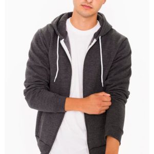 American Apparel Zip Up Hooded Sweatshirt