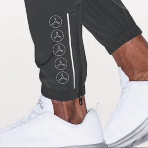 Lululemon custom heat printing on pants monkey in a dryer Alchemy