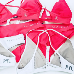 Lululemon custom heat printing bathing suit Alchemy